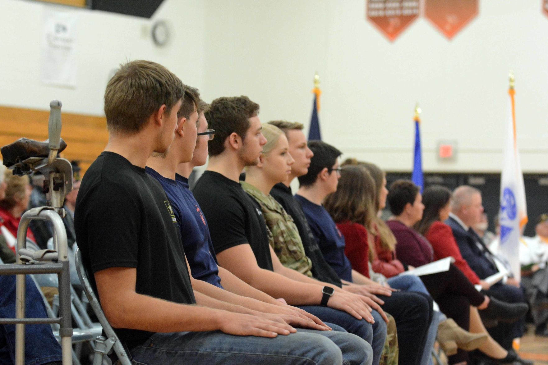 Portage High School Veterans Day ceremony 2019